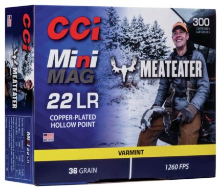 CCI 22 LR Mini Mag 36gr HP (Meat Eater)