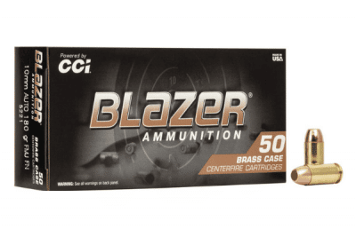 CCI Blazer Brass 10mm Auto 180gr