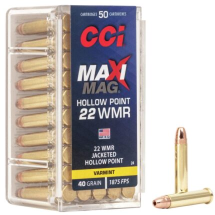 CCI Maxi-Mag 22 WMR 40gr JHP
