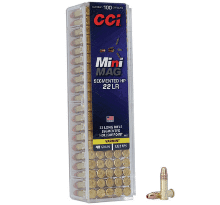 CCI Mini-Mag 22LR Segmented HP 40gr