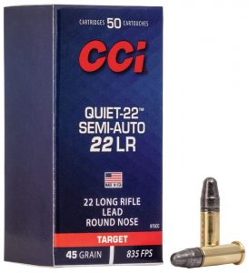 CCI Quiet-22 Semi-Auto 22Lr 45gr LRN