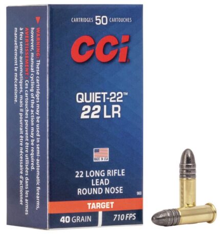 CCI Quiet-22 22lr 40gr 50rd