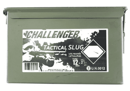 Challenger Tactical Ammo Can 12ga 2-3/4in Slug 175rd