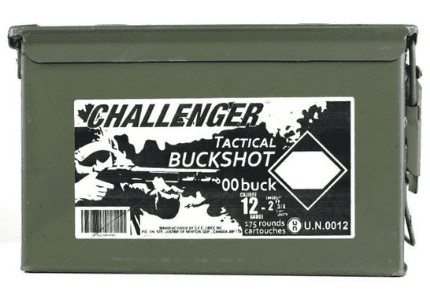 Challenger Tactical Ammo Can 12ga 2-3/4in #00 Buckshot 175rd