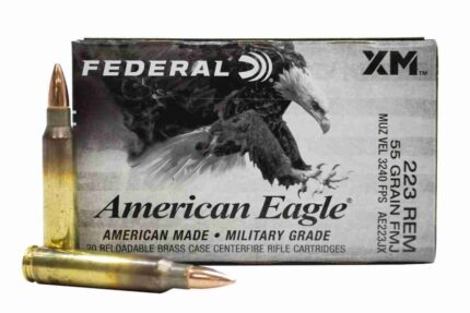 FED-AE223JX Federal AE 223 Rem 55gr FMJ-BT