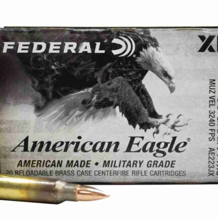 FED-AE223JX Federal AE 223 Rem 55gr FMJ-BT
