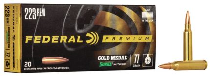 Federal Premium Gold Medal 223 Rem