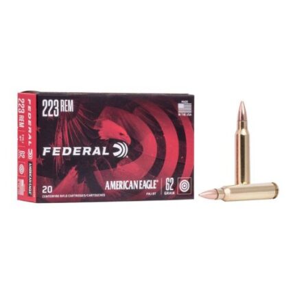 Federal AE 223 REM 62gr FMJ-BT