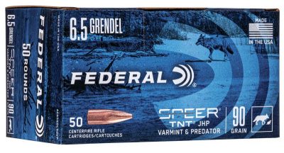 Federal AE 6.5 Grendel 90gr JHP