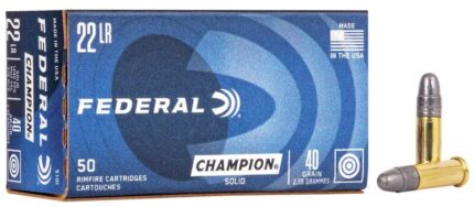 Federal Champion Training 22lr 40gr HV Solid
