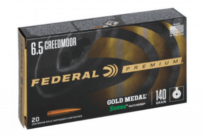 Federal Gold Medal 6.5 CM 140gr TMK