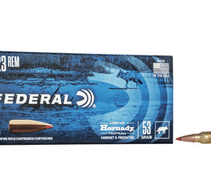 Federal Hornady V-Max 223 Rem 53gr