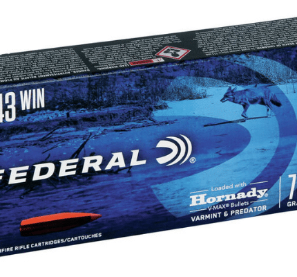 Federal Hornady V-Max 243 WIN 75gr