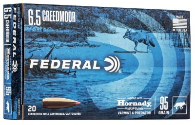 Federal Hornady V-Max 6.5 Creedmoor 95gr