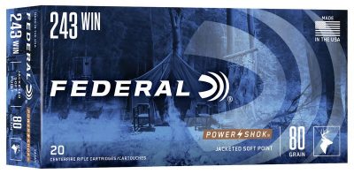 Federal Power Shok 243 WIN 80gr SP