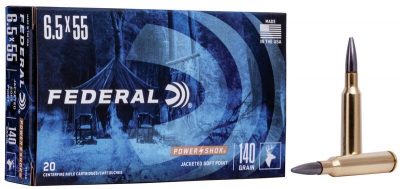 Federal Power Shok 6.5x55 Swedish 140gr