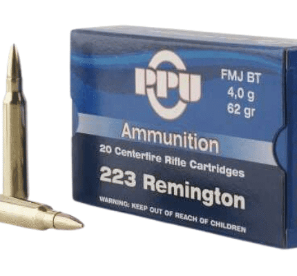 PPU Rifle Ammo 223 Rem 62gr