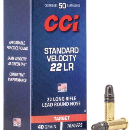 CCI Standard Velocity 22Lr 40gr LRN