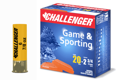 Challenger Game & Sporting 20ga 2-3/4in #6