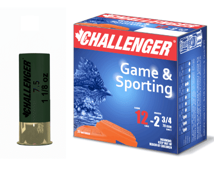 Challenger Game & Sporting 12ga 2-3/4in #7.5
