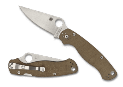 Spyderco Para Military 2 Brown Micarta