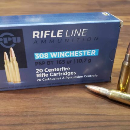 PPU Rifle Ammo 308 Win 165gr PSP BT