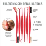 Real Avid AccuGrip Picks/Brushes 6pc - Image 3