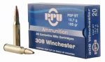 PPU Rifle Ammo 308 Win 165gr PSP BT