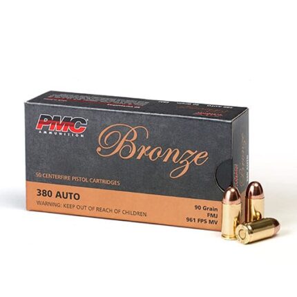 PMC Bronze 380 Auto 90gr FMJ