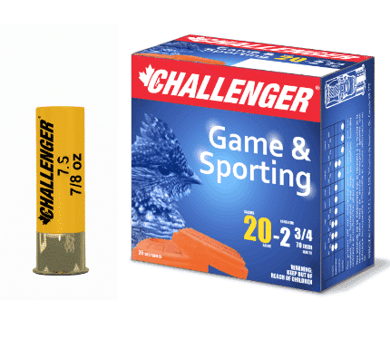 Challenger Game & Sporting 20ga 2-3/4in #7.5