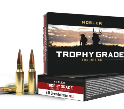 Nosler Trophy Grade LR 6.5 Grendel - Long Range 129gr AccuBond®