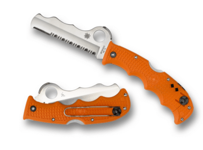 Spyderco Assist Orange Combo edge