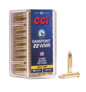 CCI Gamepoint 22 WMR 40gr JSP — Victory Ridge Sports