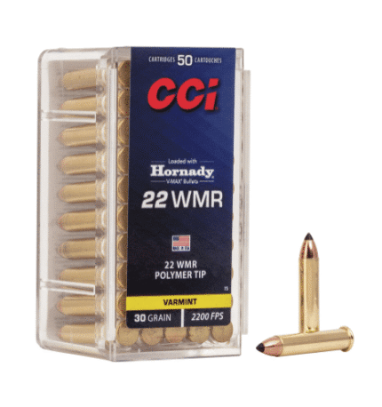 CCI VMAX 22 WMR 30gr Polymer Tip