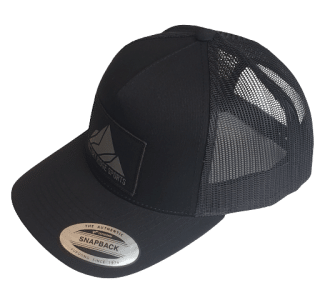 VRS Embroidered Patch Mesh Hat Black