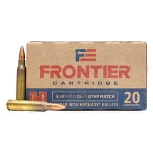 Hornady Frontier 5.56 NATO 75gr BTHP