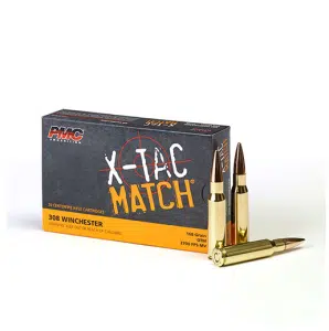 PMC X-TAC Match 308 Win 168gr OTM — Victory Ridge Sports