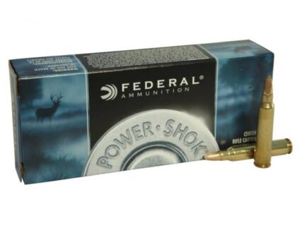 Federal Power-Shok Rifle Ammo 223 Rem Sp 55gr 20Rd Box