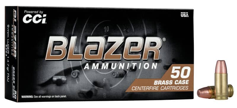CCI Blazer Brass 9mm 147gr CCI Blazer Brass 9mm 147gr