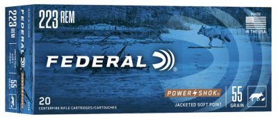 Federal Power Shok 223 REM 64gr