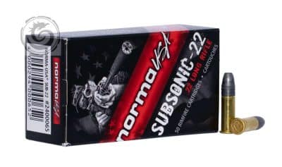 Norma 22lr 40gr Subsonic HP 50rd Box