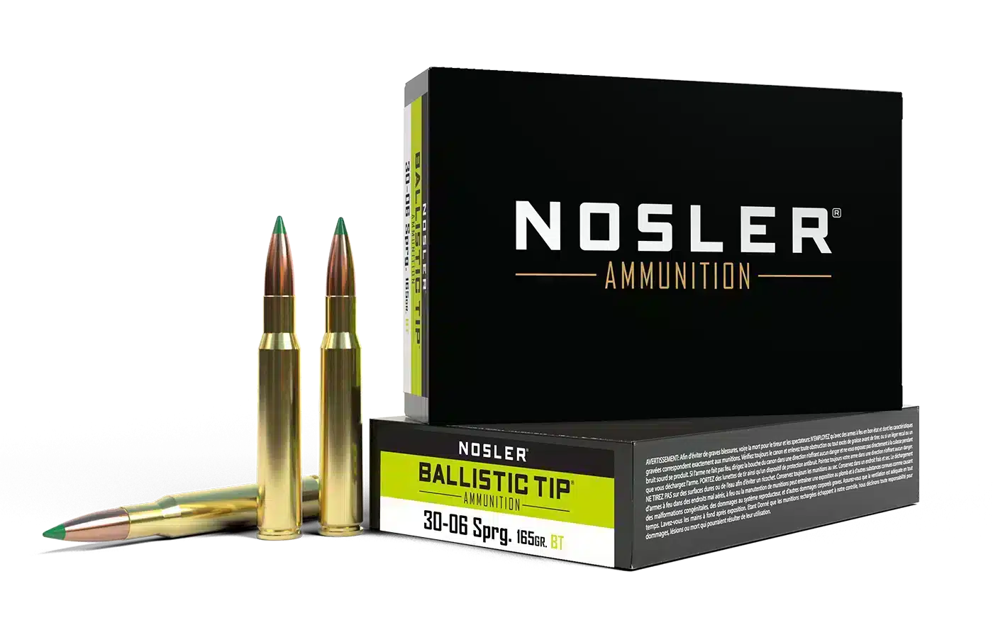Nosler Ballistic Tip 30-06 SPRG 165gr BT Nosler Ballistic Tip 30-06 SPRG 165gr BT
