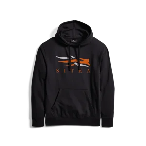 Sitka Icon Black Pullover Hoodie