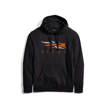 Sitka Icon Black Pullover Hoodie