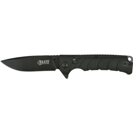 Elite Tactical Backdraft Manual Folding Knife 3.6 inch Black