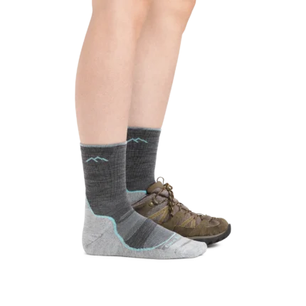 Darn Tough Light Hiker Micro Crew Slate Womens