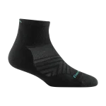 Darn Tough Run 1/4 Ultra Lightweight Black Womens