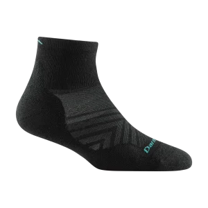 Darn Tough Run 1/4 Ultra Lightweight Black Womens