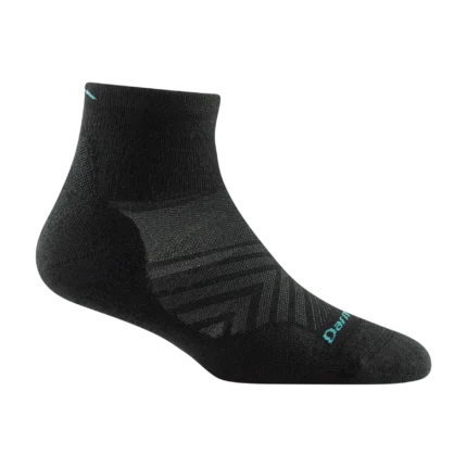 Darn Tough Run 1/4 Ultra Lightweight Black Womens