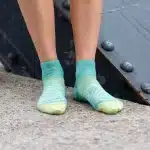 Darn Tough Run 1/4 Ultra Lightweight Aqua Womens